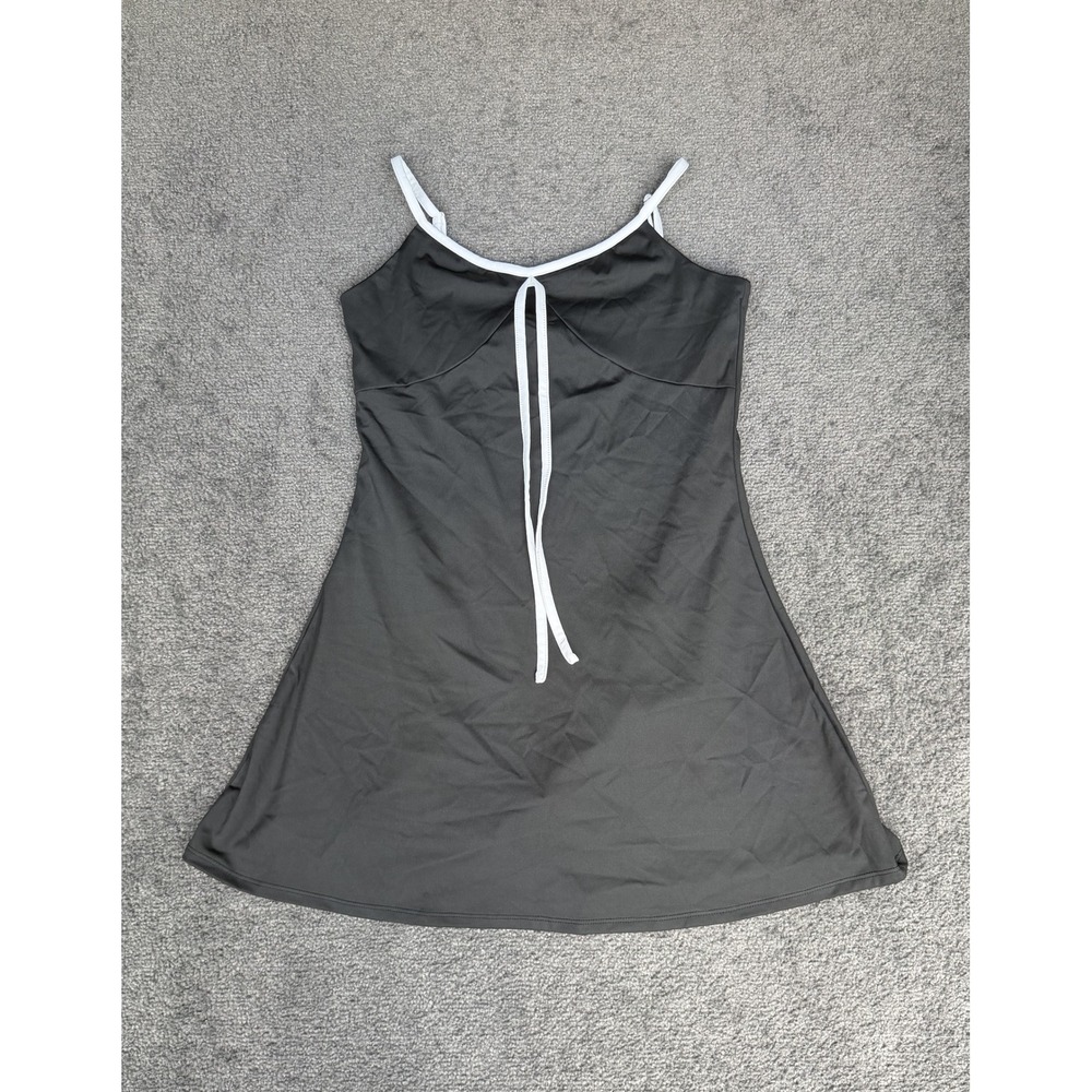 Motion tcec Black White Athletic Dress Built-in Shorts Medium Activewear